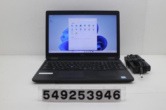 DELL Precision 3530 Core i7 8750H 2.2GHz/8GB/256GB(SSD)/15.6W/FHD(1920x1080)/Win11/Quadro P600 【中古】
