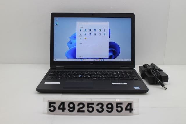 DELL Precision 3530 Core i7 8750H 2.2GHz/8GB/256GB(SSD)/15.6W/FHD(1920x1080)/Win11/Quadro P600 【中古】