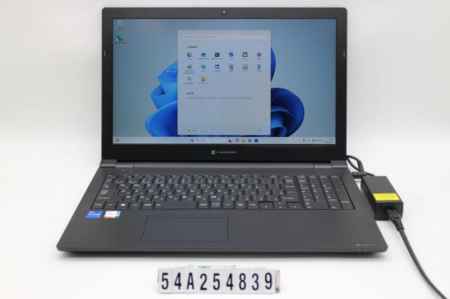 dynabook dynabook B55/HU Core i7 1165G7 2.8GHz/16GB/512GB(SSD)/Multi/15.6W/FHD(1920x1080)/Win11 【中古】