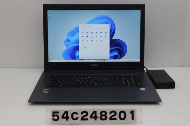 mousecomputer MB-W880XN-M2S2 Core i7 8750H 2.2GHz/16GB/256GB(SSD)/17.3W/FHD/Win11/NVIDIA GeForce GTX1050 4GB 【中古】の通販は
