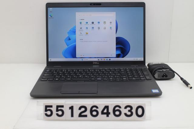 DELL Latitude 5500 Core i5 8265U 1.6GHz/8GB/256GB(SSD)/15.6W/FHD(1920x1080)/Win11 【中古】