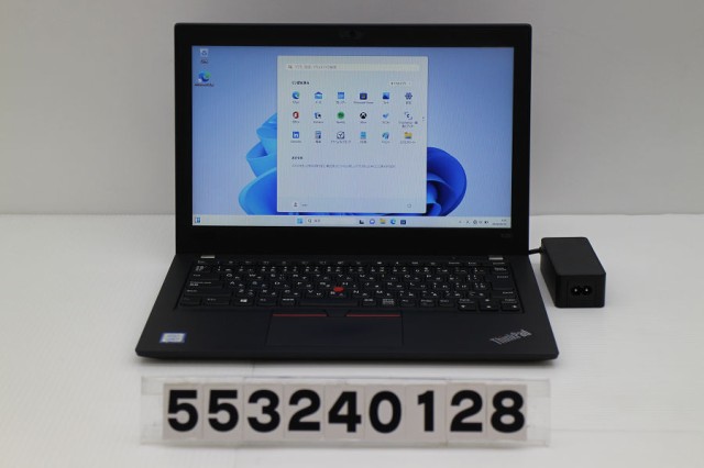 Lenovo ThinkPad X280 Core i3 8130U 2.2GHz/8GB/256GB(SSD)/12.5W/FWXGA(1366x768)/Win11 【中古】