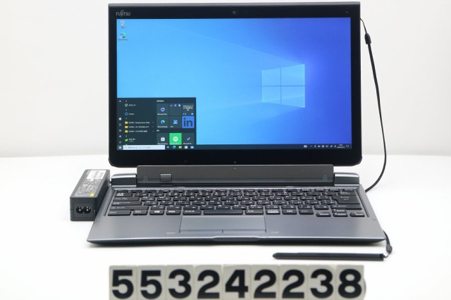 富士通 ARROWS Tab Q737/R Core i7 7600U 2.8GHz/8GB/256GB(SSD)/13.3W/FHD(1920x1080) タッチパネル/Win10 【中古】