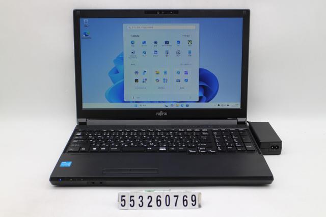 富士通 LIFEBOOK A5511/G Core i3 1125G4 2GHz/8GB/256GB(SSD)/DVD/15.6W/FWXGA(1366x768)/Win11 【中古】