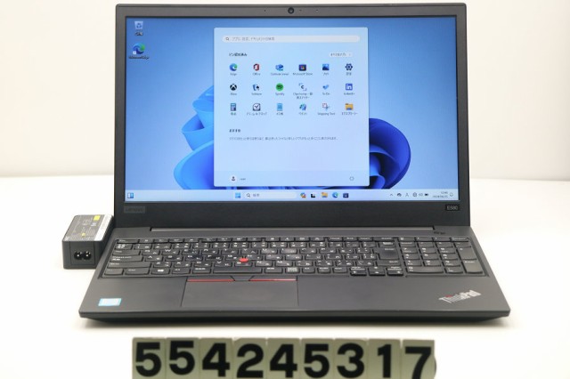 Lenovo ThinkPad E580 Core i5 8250U 1.6GHz/8GB/256GB(SSD)/15.6W/FWXGA(1366x768)/Win11 【中古】