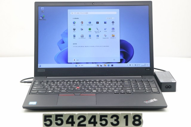 Lenovo ThinkPad E580 Core i5 8250U 1.6GHz/8GB/256GB(SSD)/15.6W/FWXGA(1366x768)/Win11 【中古】