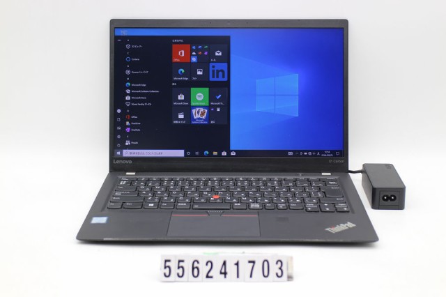 Lenovo ThinkPad X1 Carbon 5th Gen Core i7 7500U 2.7GHz/8GB/256GB(SSD)/14W/FHD(1920x1080)/Win10 【中古】