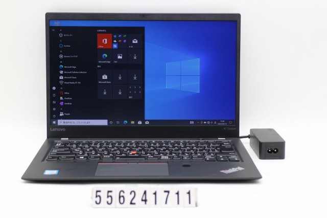 Lenovo ThinkPad X1 Carbon 5th Gen Core i7 7500U 2.7GHz/8GB/256GB(SSD)/14W/FHD(1920x1080)/Win10 【中古】