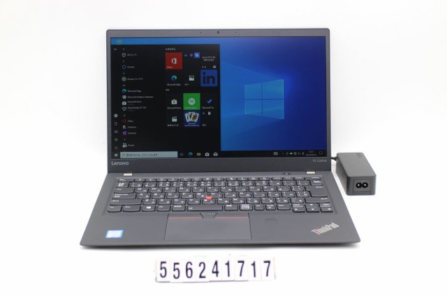 Lenovo ThinkPad X1 Carbon 5th Gen Core i7 7500U 2.7GHz/8GB/256GB(SSD)/14W/FHD(1920x1080)/Win10 【中古】