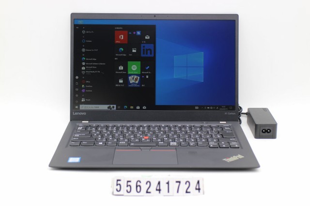 Lenovo ThinkPad X1 Carbon 5th Gen Core i7 7500U 2.7GHz/8GB/256GB(SSD)/14W/FHD(1920x1080)/Win10 【中古】