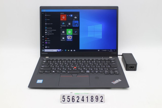 Lenovo ThinkPad X1 Carbon 5th Gen Core i7 7500U 2.7GHz/8GB/256GB(SSD)/14W/FHD(1920x1080)/Win10 【中古】