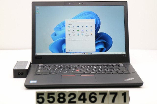 Lenovo ThinkPad T480 Core i5 8350U 1.7GHz/8GB/256GB(SSD)/14W/FHD(1920x1080)/Win11 【中古】