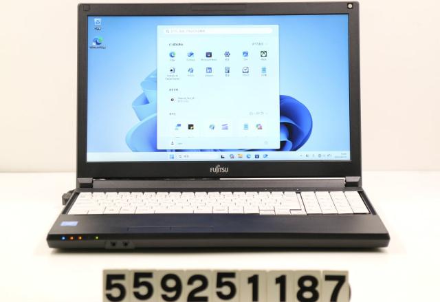 富士通 LIFEBOOK A5510/D Celeron 5205U 1.9GHz/8GB/128GB(SSD)/15.6W/FWXGA(1366x768)/Win11 【中古】