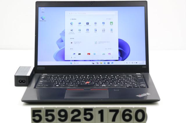 Lenovo ThinkPad X390 Core i5 8365U 1.6GHz/16GB/256GB(SSD)/13.3W/FHD(1920x1080)/Win11 【中古】