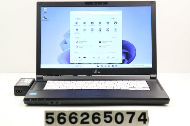 富士通 LIFEBOOK A5511/G Core i3 1125G4 2GHz/8GB/256GB(SSD)/DVD/15.6W/FWXGA(1366x768)/Win11 【中古】