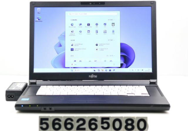 富士通 LIFEBOOK A5511/G Core i3 1125G4 2GHz/8GB/256GB(SSD)/DVD/15.6W/FWXGA(1366x768)/Win11 【中古】