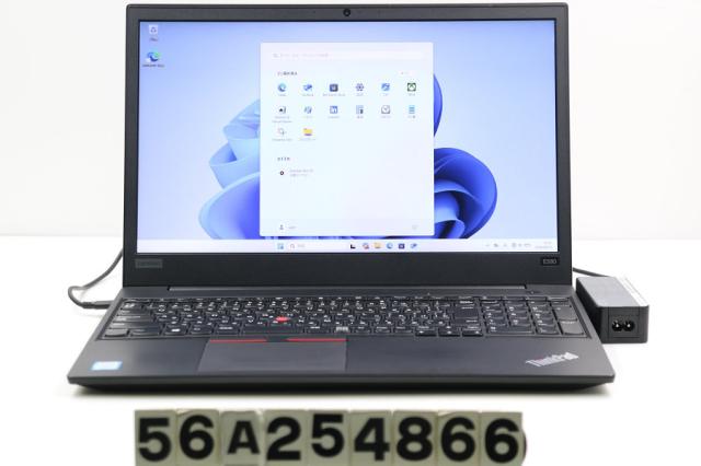 Lenovo ThinkPad E580 Core i5 8250U 1.6GHz/8GB/256GB(SSD)/15.6W/FHD(1920x1080)/Win11 【中古】