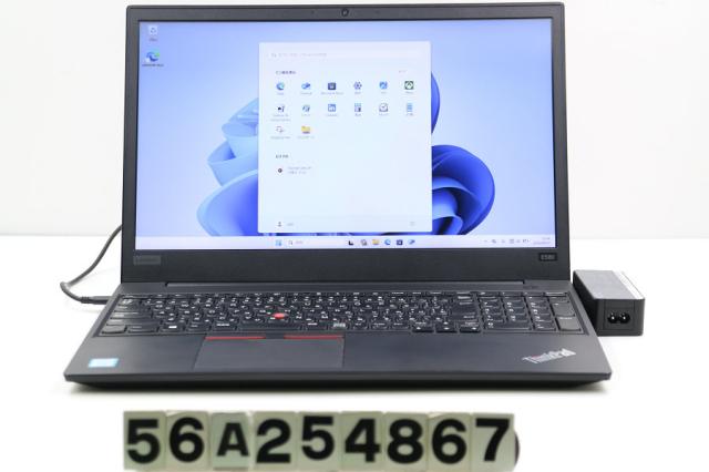 Lenovo ThinkPad E580 Core i5 8250U 1.6GHz/8GB/256GB(SSD)/15.6W/FHD(1920x1080)/Win11 【中古】