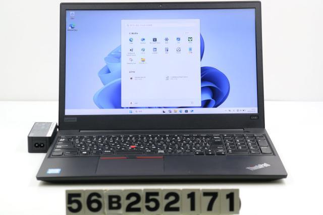 Lenovo ThinkPad E580 Core i5 8250U 1.6GHz/8GB/256GB(SSD)/15.6W/FHD(1920x1080)/Win11 【中古】