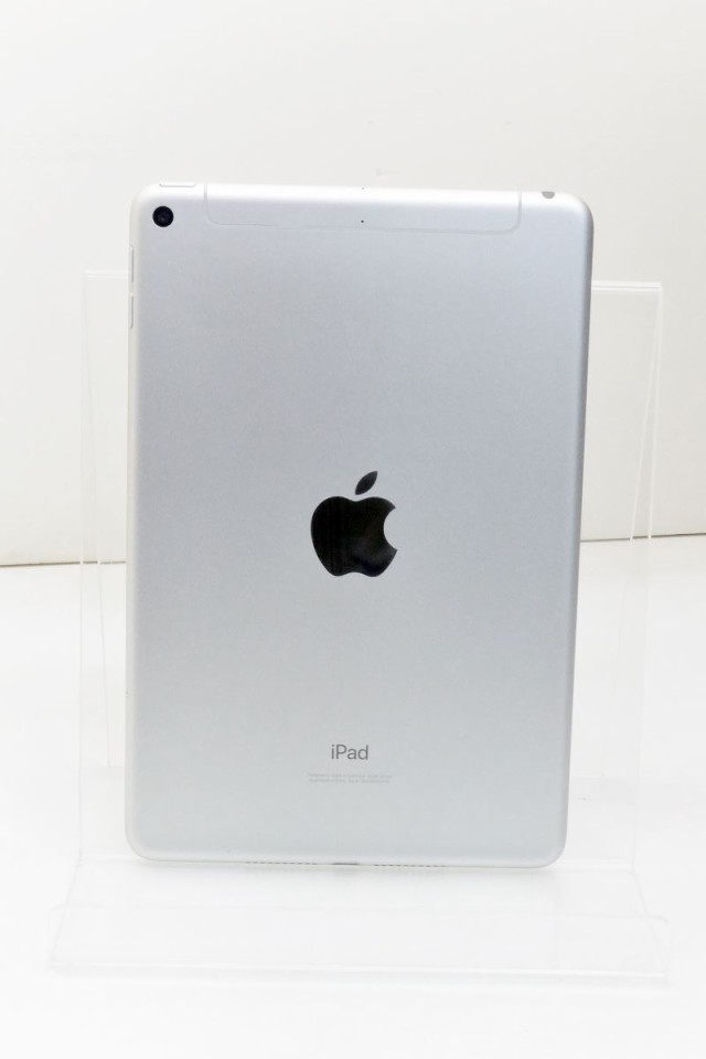 本物白ロム SIMフリー au SIMロック解除済 Apple iPad mini5 Wi-Fi+Cellular 64GB iPadOS15.5 シルバー MUX62J/A 初期化済 iPad本体