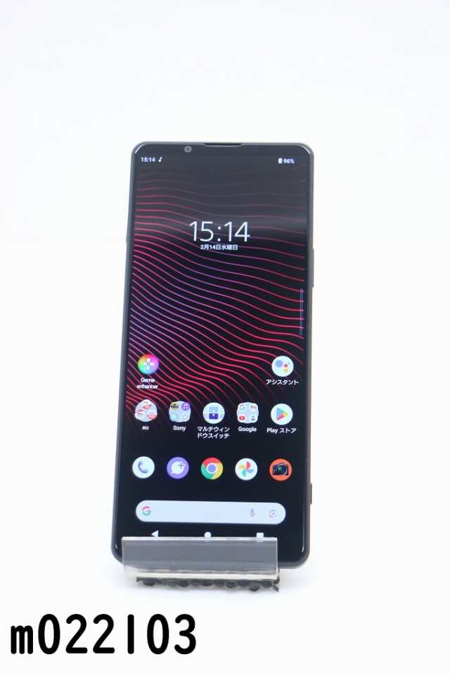 白ロム au SIMロック解除済 SONY Xperia 1 III 256GB Android13 フロストブラック SOG03 初期化済【中古】