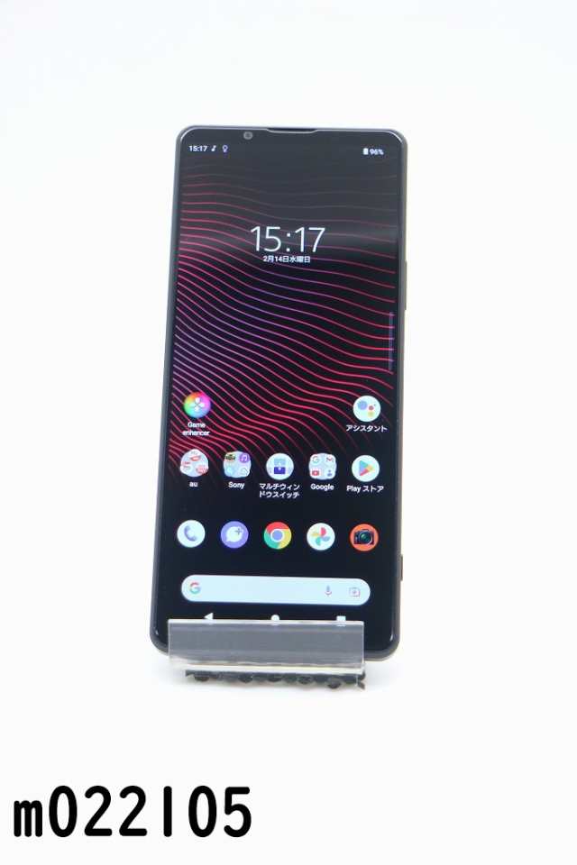 白ロム au SIMロック解除済 SONY Xperia 1 III 256GB Android13 フロストブラック SOG03 初期化済【中古】