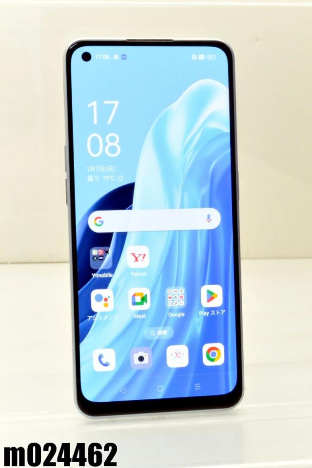 白ロム Y!mobile SIMフリー OPPO Reno7 A 128GB Android12 ドリームブルー A201OP 初期化済【中古】