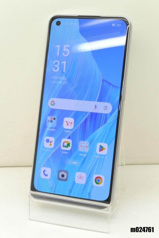 白ロム Y!mobile SIMフリー OPPO Reno9 A 128GB Android14 ムーンホワイト A301OP 初期化済【中古】の通販は携帯電話本体