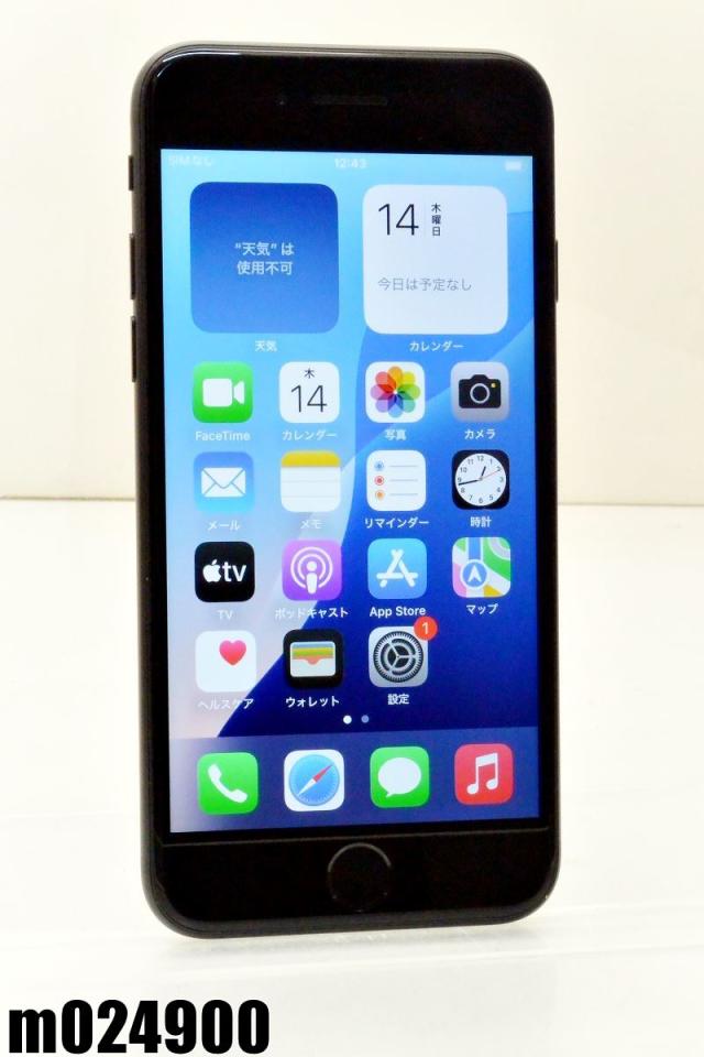白ロム SIMフリー au SIMロック解除済 Apple iPhoneSE(第2世代) 64GB iOS18.1 ブラック NX9R2J/A 初期化済【中古】の通販は 21,800円