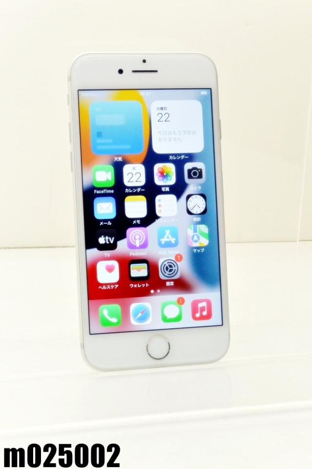 白ロム SIMフリー au SIMロック解除済 Apple iPhone7 32GB iOS15.8.3 Silver MNCF2J/A 初期化済【中古】の通販は 11,500円