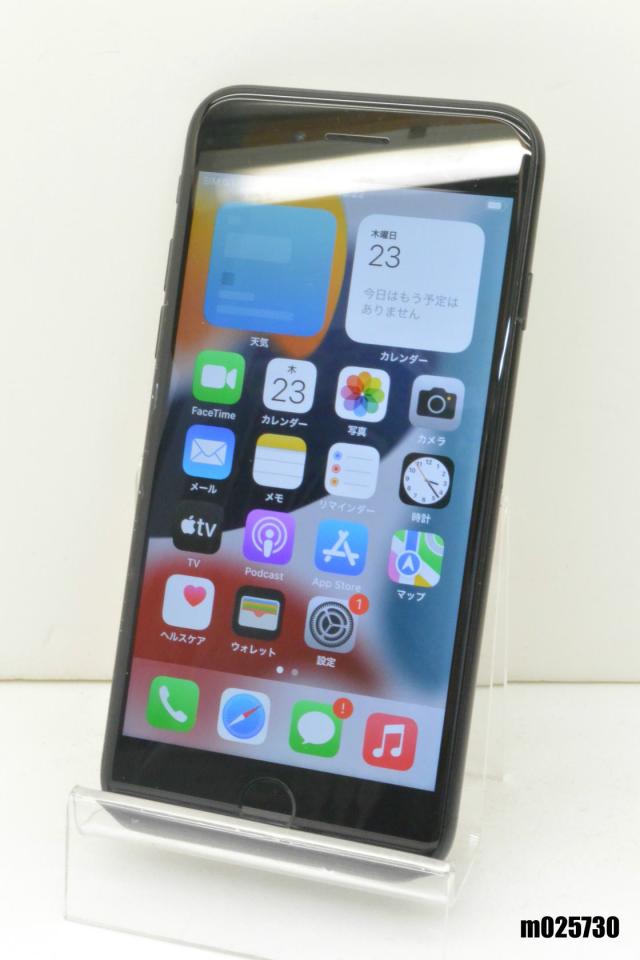 白ロム SIMフリー au SIMロック解除済 Apple iPhone7 32GB iOS15.8.3 Black MNCE2J/A 初期化済【中古】の通販は 11,500円