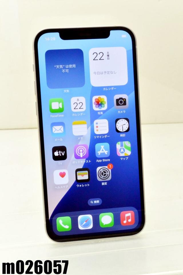 iPhone12 64GB ホワイト MGHP3J/A SIMロック解除済み（中古