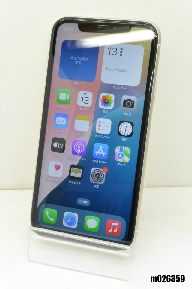 白ロム SIMフリー au SIMロック解除済 Apple iPhone11 64GB