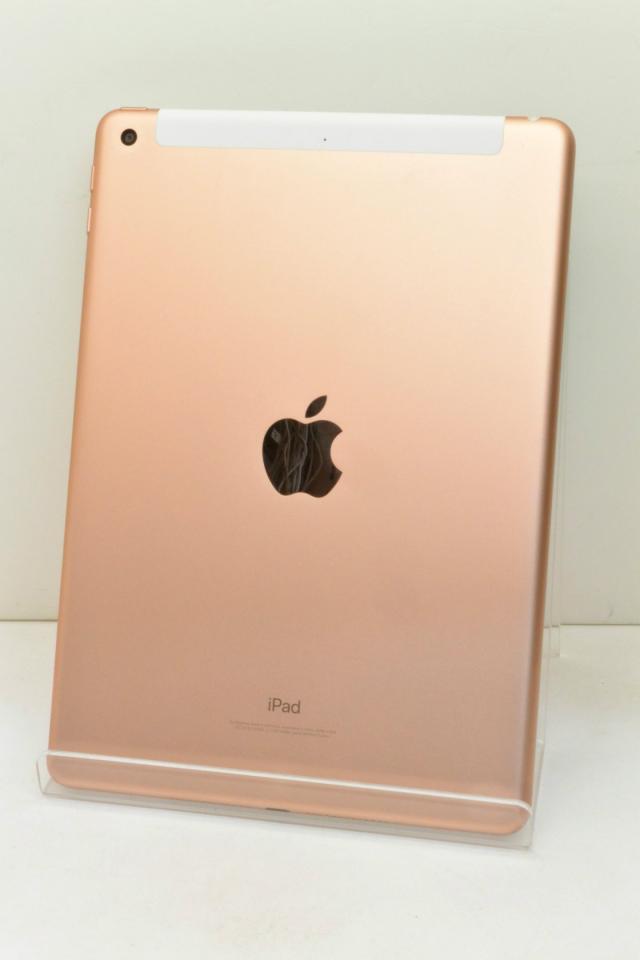 白ロム SIMフリー Apple iPad6 Wi-Fi+Cellular 32GB iPadOS17.7.10 ゴールド MRM02J/A 初期化済【中古】