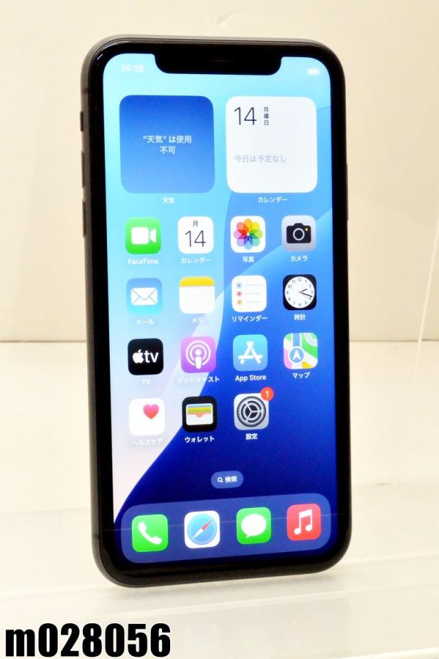 白ロム SIMフリー au SIMロック解除済 Apple iPhone11 64GB iOS18.5