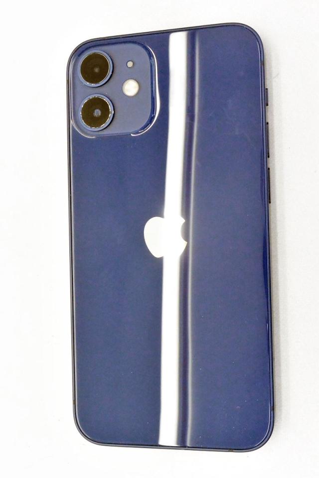 白ロム SIMフリー docomo SIMロック解除済 Apple iPhone12 mini 256GB iOS18.6 ブルー MGDV3J/A 初期化済【中古】_1