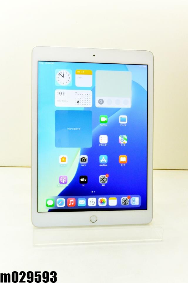 白ロム SIMフリー docomo SIMロック解除済 Apple iPad7 Wi-Fi+Cellular 32GB iPadOS18.7.3 シルバー MW6C2J/A 初期化済【中古】