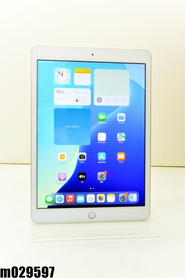 白ロム SIMフリー docomo SIMロック解除済 Apple iPad7 Wi-Fi+Cellular 32GB iPadOS18.7.3 シルバー MW6C2J/A 初期化済【中古】