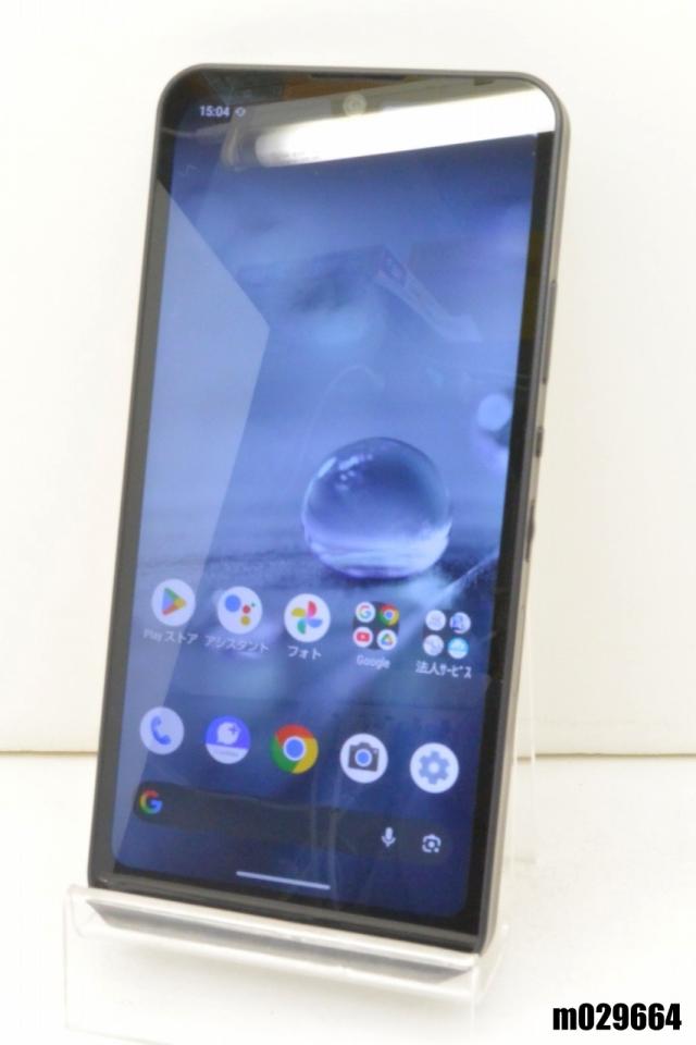 白ロム SoftBank SIMフリー SHARP AQUOS wish 法人モデル 64GB Android13 チャコール A103SH 初期化済【中古】