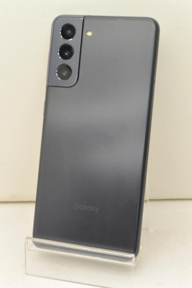 白ROM au SIM鍵を掛ける取り消す済 SAMSUNG Galaxy S21 5G 256GB Android15 ファントムグレー SCG09 すべり出し化済【中古】