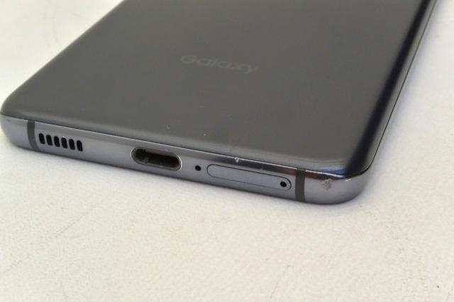 白ROM au SIM鍵を掛ける取り消す済 SAMSUNG Galaxy S21 5G 256GB Android15 ファントムグレー SCG09 すべり出し化済【中古】