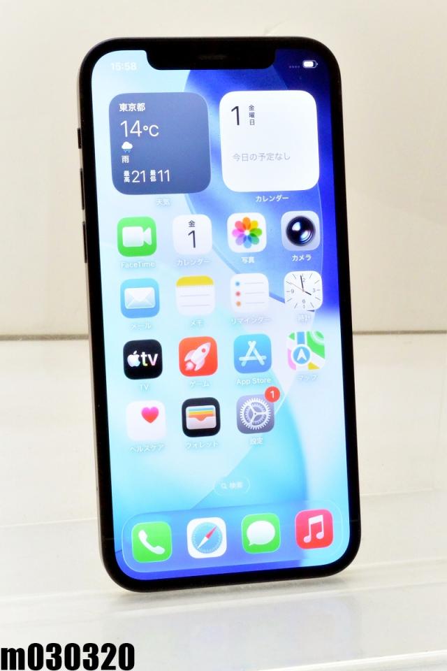 iPhone12 64GB ブラックSIMフリー初期化済み iPhone 12 ブラック 64gb