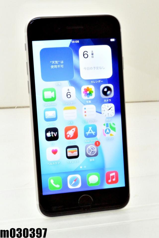 白ロム SIMフリー au SIMロック解除済 Apple iPhoneSE(第2世代) 64GB iOS26.4.1 ホワイト MHGQ3J/A 初期化済【中古】