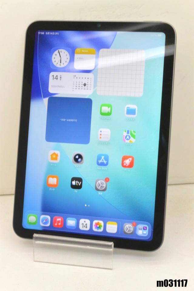 Wi-Fiモデル Apple iPad mini6 Wi-Fi 64GB iPadOS26.4.2 スペースグレイ MK7M3J/A 初期化済【中古】