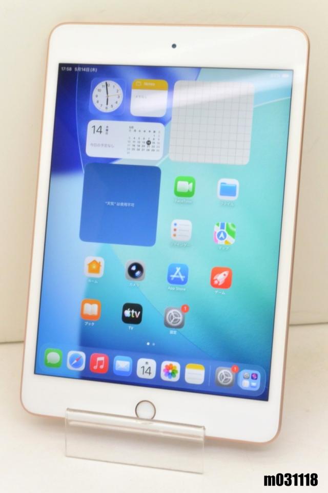 Wi-Fiモデル Apple iPad mini5 Wi-Fi 64GB iPadOS26.4.2 ゴールド MUQY2J/A 初期化済【中古】