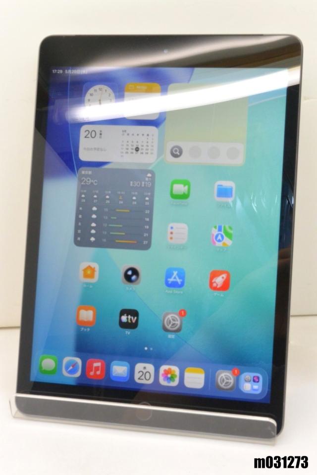 白ロム SIMフリー au SIMロック解除済 Apple iPad8 Wi-Fi+Cellular 32GB iPadOS26.5 スペースグレイ NYMH2J/A 初期化済【中古】