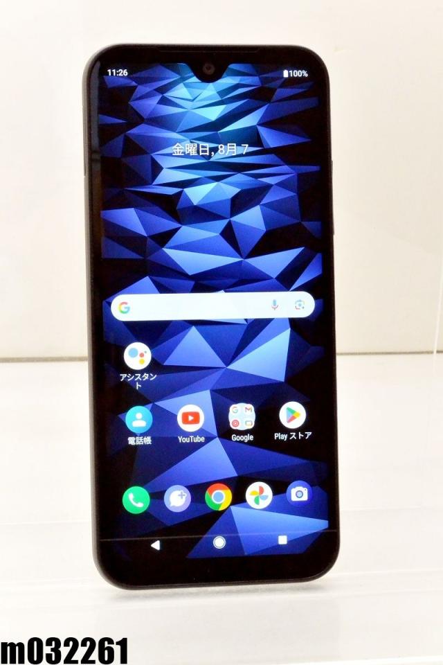 白ロム au SIMフリー 京セラ DIGNO SX3 64GB Android15 ブラック KYG02 初期化済【中古】