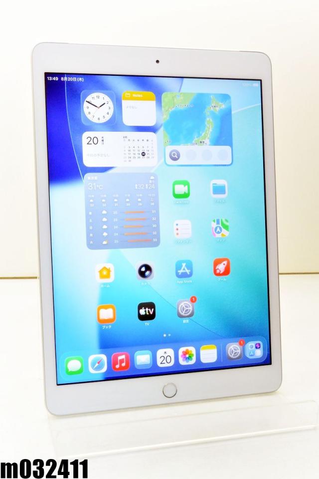 白ロム SIMフリー docomo SIMロック解除済 Apple iPad8 Wi-Fi+Cellular 32GB iPadOS26.2 シルバー MYMJ2J/A 初期化済【中古】