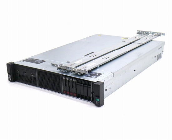 hp ProLiant DL385 Gen10 EPYC 7351 2.4GHz(32スレッドCPUx2基) 64GB 1.8TBx4(SAS2.5/12Gbps/RAID6) SmartArray P408i-a SR Gen10 中古