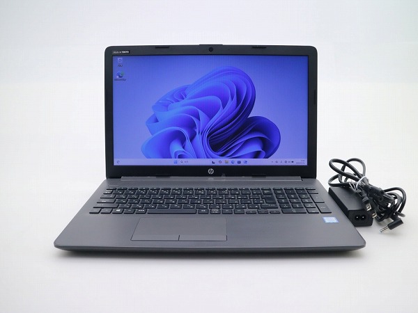 hp 250 G7 Core i5-8265U 1.6GHz 8GB 256GB DVD+-RW 15.6インチ非光沢 FWXGA 1366x768 Windows11 Pro 64bit 小難 中古